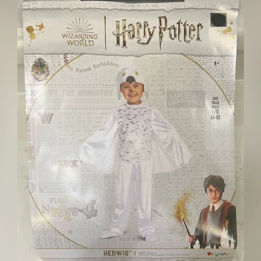 Warner Bros. Harry Potter Hedwig Costume - White and Gray